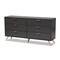 Baxton Studio Kelson Modern and Contemporary Dark Grey and Gold Finished Wood 6-Drawer Dresser 189-11576-ZORO - alternate 8